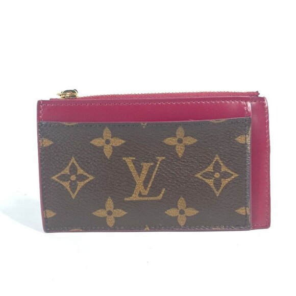 LOUIS VUITTON M67889 Monogram Porte Cartes Zip Wallet Coin Case coin purse